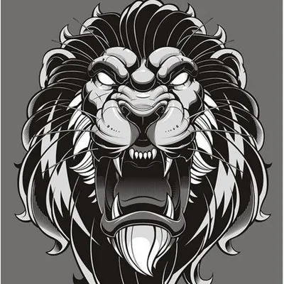 Полупрозрачный макет льва, рык царя…» — создано в Шедевруме