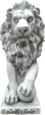 Скульптура Лев с шаром. Цена 13 016 руб.