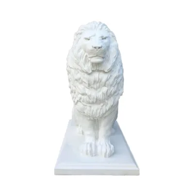 Скульптура «Каменный лев», 80 см - Art Stone Group Москва