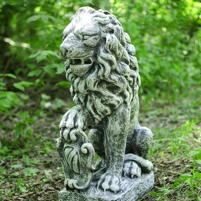 Садовая фигура скульптура для сада Лев 32.5x38x79.5cm SS0706-16 статуя  (ID#953941342), цена: 2195 ₴, купить на Prom.ua