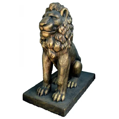 Садовые скульптуры: Скульптура Лев большой