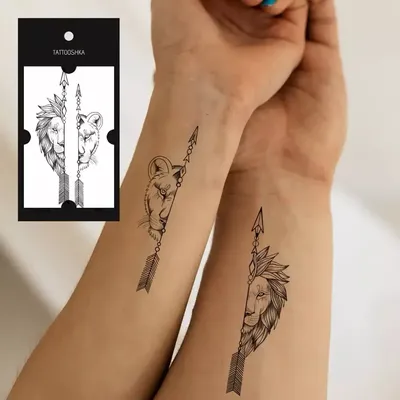 Купить Крест Лев Временные татуировки для женщин Мужчины Дети Взрослые  Черная змея Бог татуировки Реалистичные Поддельные Злой Демон 3D цветок  татуировки наклейки | Joom
