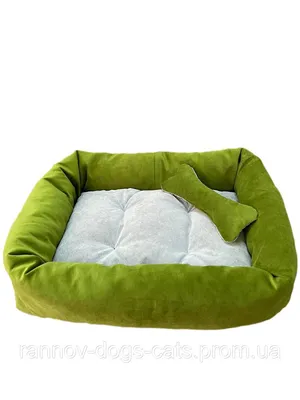 Лежак для собак с капюшоном светло-серый | Лежанка для котов с одеялом |  HAUSTIER