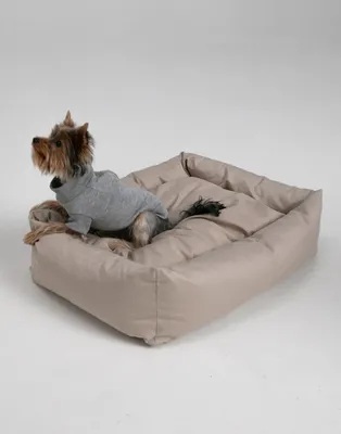 Лежак для животных, 47х39х12 см, полиэстер, светло-серый, Funny pet —  купить в интернет-магазине Kuchenland Home с доставкой по Москве и России