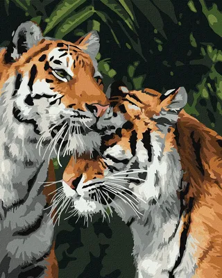 Любовь тигров | Графика | Автор: Мошкин Игорь Михайлович - DotArt.info