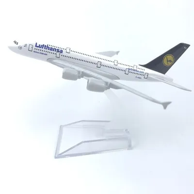 20 см самолет Германия Deutsche Lufthansa Airbus A380 сплав модель самолета  игрушки для детей подарок для коллекции | AliExpress