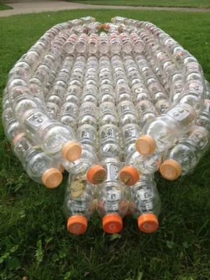 Лодка из пластиковых бутылок фото 