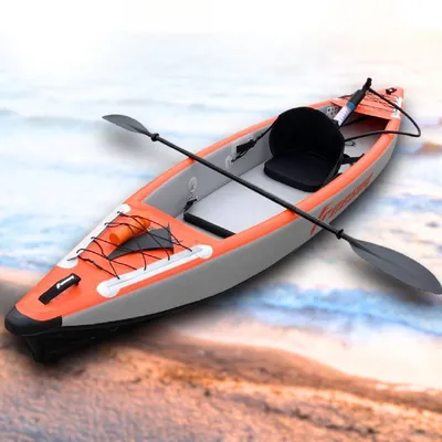Жесткий каяк байдарка надувной одноместный FREESUN RY-K350, лодка надувная  - купить с доставкой по выгодным ценам в интернет-магазине OZON (825469770)