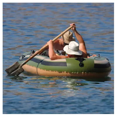 Надувная лодка \"Исследователь 200\", 2 весла, насос, вместимость 95 кг, 185  * 94 * 41 см купить по низким ценам в интернет-магазине Uzum