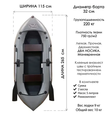 Надувний човен лодка УФИМКА - 22: 4 000 грн. - Охота / рыбалка Бучач на Olx