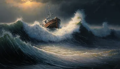 Картина маслом \"Лодка. На средиземноморском побережье N2\" 30x30 JR190406  купить в Москве