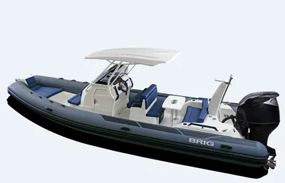 Надувная лодка c подвесным мотором - FALCON 570 - Brig - полужесткая / с  центральной консолью / открытая