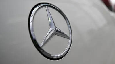 5D Светящийся логотип Mercedes-Benz Синий купить синию подсветку эмблемы  для марки авто Мерседес недорого в подарок на 23 февраля - Тула