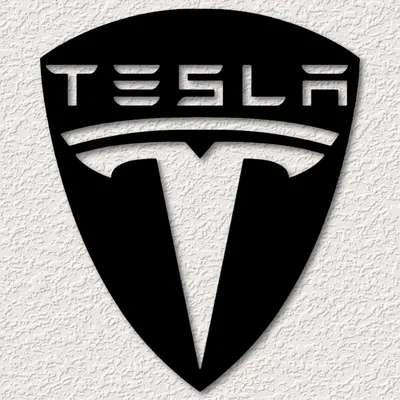 Real Tesla logo editorial photo. Image of brand, show - 178655646
