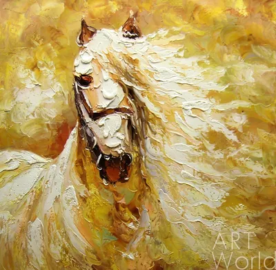 Картина по номерам \"Лошадь на лугу\"