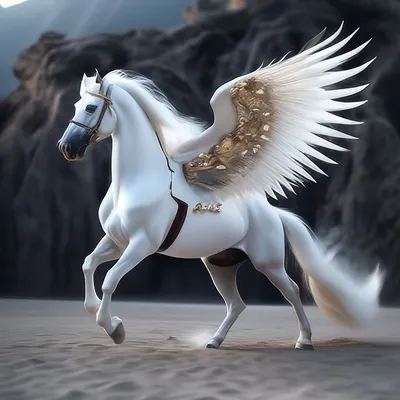 Лошадь с крыльями фото 