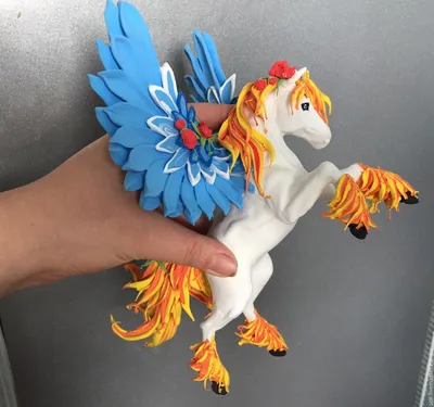 Съедобная картинка на торт Лошадь с крыльями - купить по доступной цене