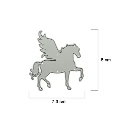Купить Лошадь с крыльями. Подвеска металлическая, цв. бронза (1 шт.) по  цене 9.53 ₽ - 8503-31