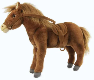 Коричневая лошадь с седлом и уздечкой GOTZ 2936995 купить в  интернет-магазине Wildberries