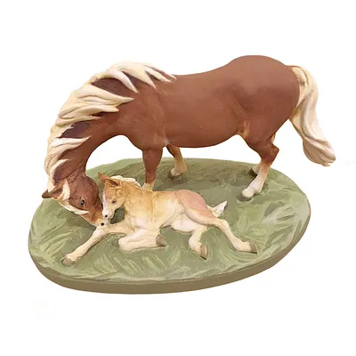 Картина \"Лошадь с жеребенком\" 60 х 40 см | AliExpress