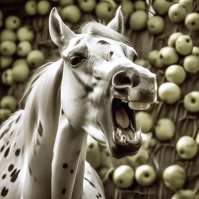 Купить картину Кони в яблоках в Москве от художника Муратова Оксана