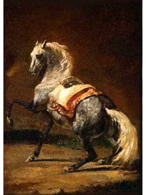 Фигурка \"Серая лошадь в яблоках\" | Фигурки и статуэтки животных