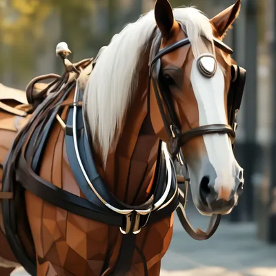 Лошадь В Упряжке Портрет Лошади Коричневая Лошадь — стоковые фотографии и  другие картинки 25 центов - iStock