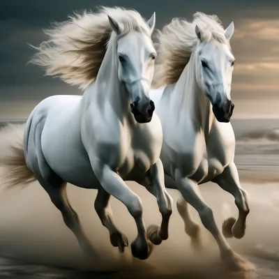 Красивые Белые Лошади В Движении — стоковые фотографии и другие картинки  Белая лошадь - Белая лошадь, Бегать, 2015 - iStock