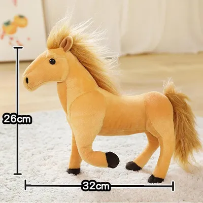 Мягкая игрушка HANSA Лошадь с седлом, 37см - Інтернет-магазин Мажорики