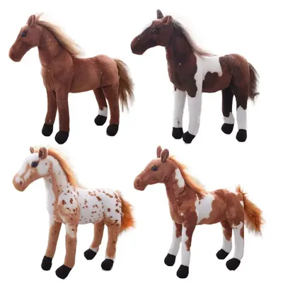 Мягкая игрушка Лошадь музыкальная 40см - купить с доставкой по выгодным  ценам в интернет-магазине OZON (842502632)