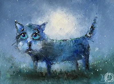Фотошторы «Лунный кот» оптом от ТамиТекс