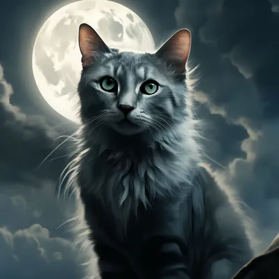 Лунный кот» — создано в Шедевруме