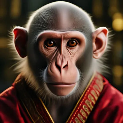 Лысая обезьяна» — создано в Шедевруме