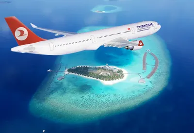 Заметки о самостоятельных путешествиях: Как выглядят Мальдивы из окна  самолета?