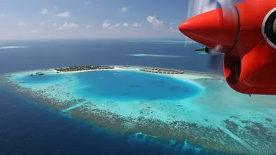 Мальдивы с самолета (53 фото) - 53 фото