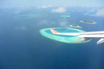 Мальдивы с самолета - 67 фото