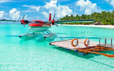 Мальдивы с самолета - 67 фото