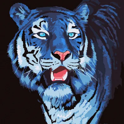 Голубой тигр Теперь ты видел все | Пикабу