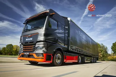 Электрический грузовик MAN получил престижную награду Red Dot Design Award  2023 | trans.info