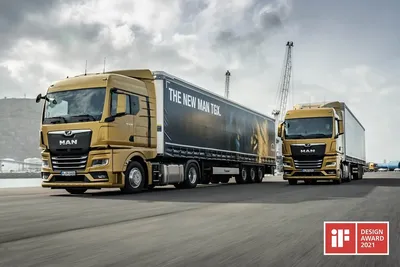 Двойной триумф: новое поколение грузовиков MAN удостоено двух наград iF  DESIGN