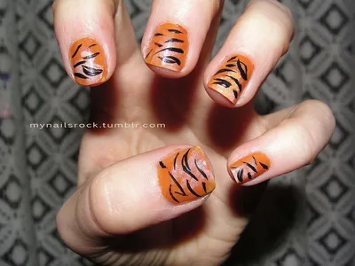 Nailart Blog 💕 (@nailarttitude) • Instagram photos and videos | Tiger  nails, Tiger stripe nails, Tiger nail art