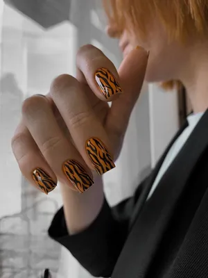 Best Tiger Nails Ideas | Tiger nails, Pink acrylic nails, Sheer nails