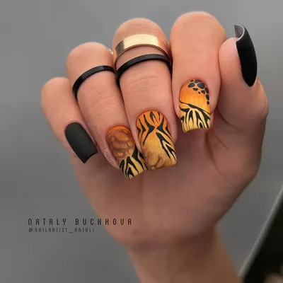 Lucky Tiger Nails | Mochinailsss