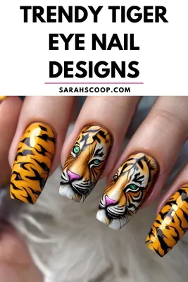I was told you guys might like these Tiger King nails I did : r/ATBGE