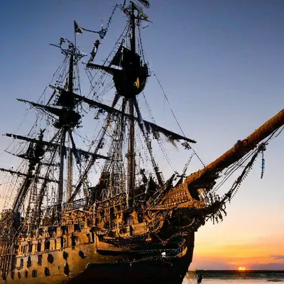 Линейный корабль 17-х веков в …» — создано в Шедевруме