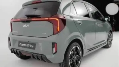 Таким будет новый Kia Picanto. Опубликованные изображения говорят о том,  что хетчбэк стал современнее внешне — и