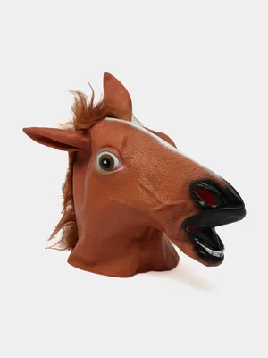 Кожаная маска коня ( лошади) хендмейд, бдсм №1241011 - купить в Украине на  Crafta.ua