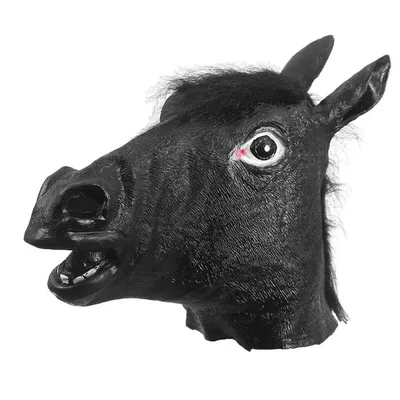 Латексная маска Лошади коня бежевая 14-1-883а — купить в интернет-магазине  по низкой цене на Яндекс Маркете