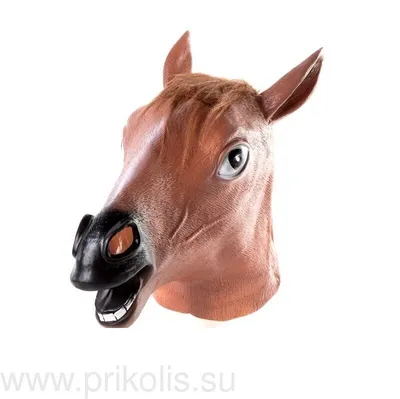 Маска лошади / маска коня коричневая - купить по доступным ценам в  интернет-магазине OZON (1260020377)
