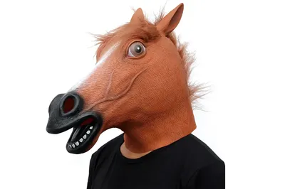 Molezu коричневая маска лошади ужасная маска лошади резиновая Латексная  Маска животных Новинка костюмы на Хэллоуин Маска Тушь для ресниц из латекса  | AliExpress